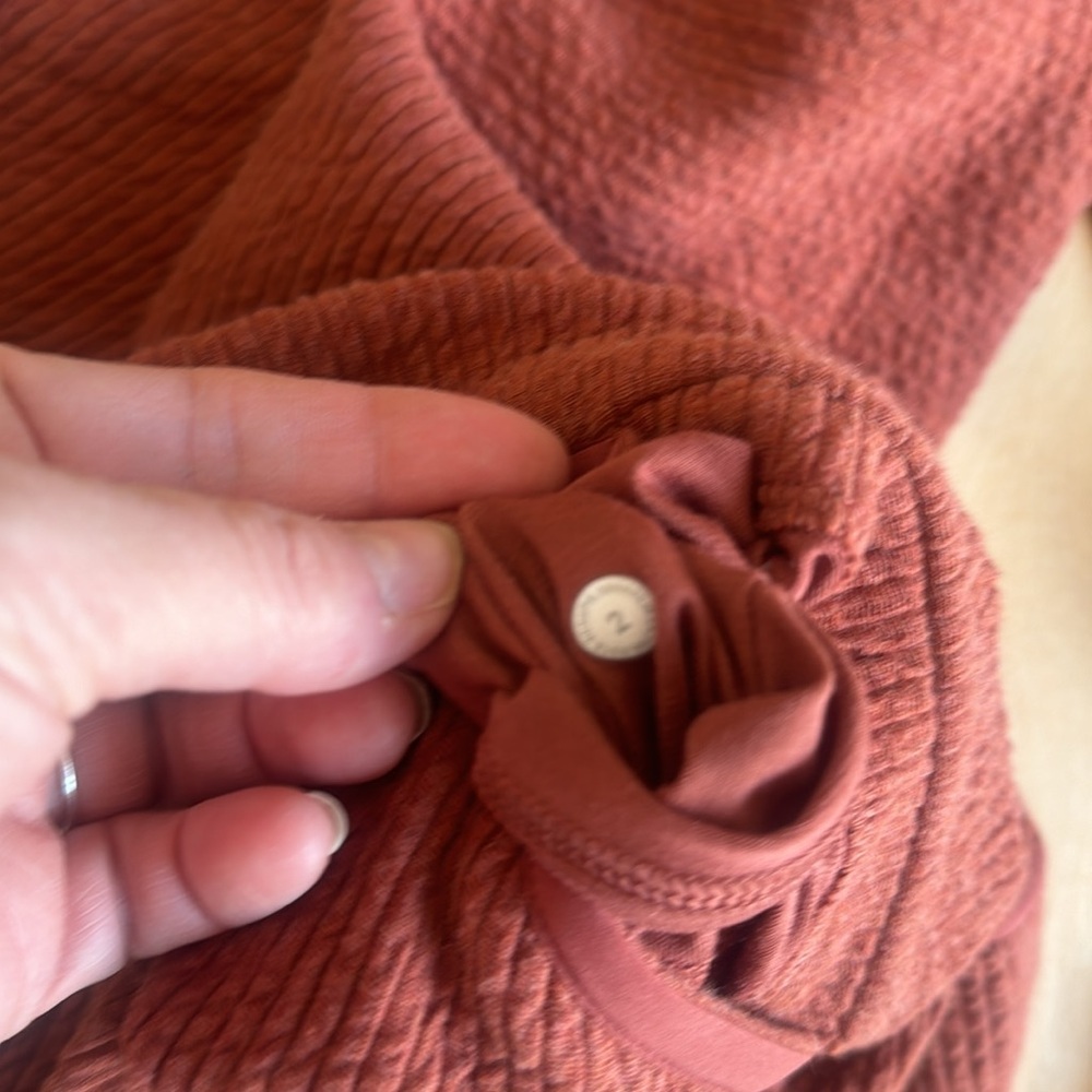 Lululemon On Repeat Sweater Dress Rusted Clay | Size 2 | Excellent Condition - Picture 4 of 4